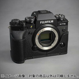 《新品アクセサリー》 LIM'S（リムズ） 本革カメラハーフケース フジフイルム X-T4用 FJ-XT4BK ブラック【在庫限り】【KK9N0D18P】