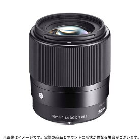 《新品》 SIGMA (シグマ) C 30mm F1.4 DC DN (フジフイルムX用) [ Lens | 交換レンズ ]【KK9N0D18P】