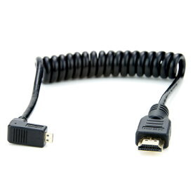 《新品アクセサリー》 ATOMOS (アトモス) 1 x coiled right-angle micro HDMI to full HDMI Cable (30cm-45cm)【KK9N0D18P】