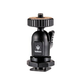 《新品アクセサリー》 Velbon (ベルボン) カメラアクセサリーシュー小型自由雲台 QHD-21 ACC【KK9N0D18P】