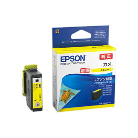 《新品》 EPSON (エプソン) インクカートリッジ カメ（大容量） KAM-Y-L イエロー【KK9N0D18P】