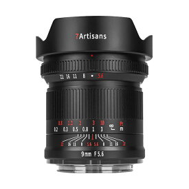 《新品》 七工匠 (しちこうしょう) 7Artisans 9mm F5.6 ASPH（ソニーE用/フルサイズ対応）【KK9N0D18P】【メーカー2年保証商品】