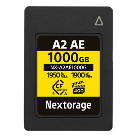 《新品アクセサリー》 Nextorage (ネクストレージ) CFexpressカード TypeA 4.0 1000GB VPG400 NX-A2AE1000G/INE SYM【KK9N0D18P】