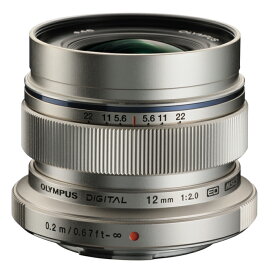 《新品》 OLYMPUS（オリンパス） M.ZUIKO DIGITAL ED 12mm F2.0 シルバー(マイクロフォーサーズ)[ Lens | 交換レンズ ]【KK9N0D18P】〔レンズフード別売〕