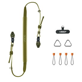 《新品アクセサリー》 VSGO（ヴィスゴ） BLACKSNIPE カジュアルストラップ アボカドグリーン VB019【KK9N0D18P】