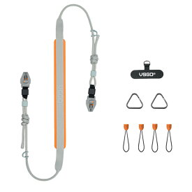 《新品アクセサリー》 VSGO（ヴィスゴ） BLACKSNIPE カジュアルストラップ ヘイズオレンジ VB020【KK9N0D18P】