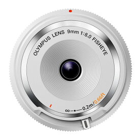 《新品》 OLYMPUS（オリンパス） フィッシュアイボディキャップレンズ（9mm F8.0 FISHEYE） BCL-0980 ホワイト [ Lens | 交換レンズ ]【KK9N0D18P】
