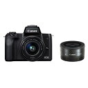 《新品》 Canon (キヤノン) EOS Kiss M ダブルレンズキット ブラック【¥7,000-キャッシュバック対象】[ ミラーレス一眼カメラ | デジタ...