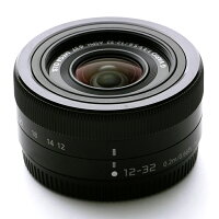 《新品》Panasonic（パナソニック）LUMIXGVARIO12-32mmF3.5-5.6ASPH.MEGAO.I.S.H-FS12032ブラック【ミクロディア巾着＆Wリアキャップセットプレゼント】[Lens|交換レンズ]