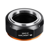 《新品アクセサリー》 K&F Concept (ケーアンドエフ・コンセプト) マウントアダプター M42レンズ/ソニーE…