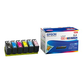 《新品》 EPSON (エプソン) インクカートリッジ カメ（大容量）KAM-6CL-L 6色パック【KK9N0D18P】