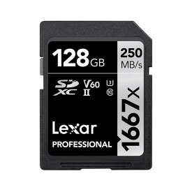 《新品アクセサリー》 LEXAR (レキサー) Professional 1667x SDXCカード UHS-II 128GB LSD128CBJP【KK9N0D18P】