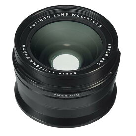 《新品アクセサリー》 FUJIFILM (フジフイルム) ワイドコンバージョンレンズ WCL-X100 II ブラック【KK9N0D18P】〔納期未定・予約商品〕