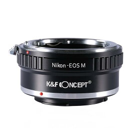 《新品アクセサリー》K&F Concept (ケーアンドエフ・コンセプト) ニコンFレンズ/キヤノンEOS Mボディ用 KF-NFEM【KK9N0D18P】
