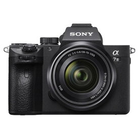 《新品》 SONY (ソニー) α7III ズームレンズキット ILCE-7M3K【下取交換なら\10,000-引き】[ ミラーレス一眼カメラ | デジタル一眼カメラ | デジタルカメラ ] 【KK9N0D18P】【￥30,000-キャッシュバック対象】【同時購入キャンペーン】