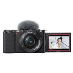 《新品》 SONY (ソニー) VLOGCAM ZV-E10L BC パワーズームレンズキット ブラック※こちらの商品はお1人様1点限りとさせていただきます。【KK9N0D18P】