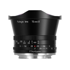 《新品》 銘匠光学 (めいしょうこうがく)TTArtisan 7.5mm F2 C Fisheye (ソニーE/APS-C用) ブラック[ Lens | 交換レンズ ]【メーカー2年保証商品】【KK9N0D18P】