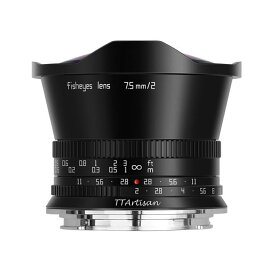 《新品》 銘匠光学 (めいしょうこうがく)TTArtisan 7.5mm F2 C Fisheye (キヤノンRF/APS-C用) ブラック[ Lens | 交換レンズ ]【メーカー2年保証商品】【KK9N0D18P】