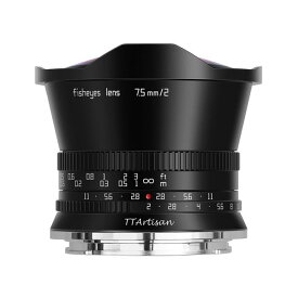 《新品》 銘匠光学 (めいしょうこうがく)TTArtisan 7.5mm F2 C Fisheye (ニコンZ/APS-C用) ブラック[ Lens | 交換レンズ ]【KK9N0D18P】