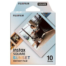 《新品アクセサリー》 FUJIFILM (フジフイルム) スクエアフォーマットフィルム instax SQUARE サンセット※こちらの商品はお1人様2点限りとさせていただきます。【KK9N0D18P】