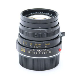 【中古】 《並品》 Leica ズミクロン M50mm F2 3rd ブラック 【レンズ内クリーニング/取付指標部品交換/各部点検済】 [ Lens | 交換レンズ ]