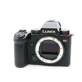 【中古】 《良品》 Panasonic LUMIX S5II ボディ DC-S5M2 ブラック 【グリップラバー部品交換/各部点検済】 [ デジタルカメラ ]