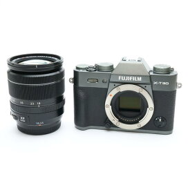 【中古】 《良品》 FUJIFILM X-T30 XF18-55mmレンズキット チャコールシルバー 【センサー交換/各部点検済】【別売チャージャー付！】 [ デジタルカメラ ]