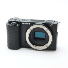 【中古】 《並品》 SONY VLOGCAM ZV-E10 ボディ ZV-E10 B ブラック 【別売チャージャー（BC-TRW）別売予備バッテリー付！】 [ デジタルカメラ ]
