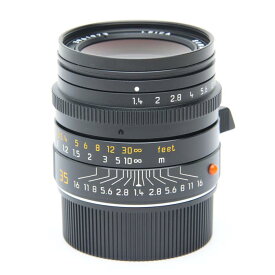 【あす楽】 【中古】 《良品》 Leica ズミルックス M35mm F1.4 ASPH (フードはめ込み式) ブラック【点検証明書付きライカカメラジャパンにてレンズ内クリーニング/フォーカシングマウント作動調整/各部点検済】 [ Lens | 交換レンズ ]