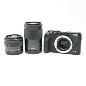 【あす楽】 【中古】 《良品》 Canon EOS M6 Mark II ダブルズームキット ブラック [ デジタルカメラ ]