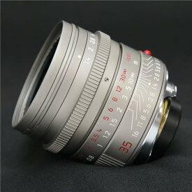 【あす楽】 【中古】 《良品》 Leica ズミルックス M35mm F1.4 ASPH チタン 【希少なチタンカラーが入荷しました！】【点検証明書付きライカカメラジャパンにてレンズ内クリーニング/絞り羽根清掃/ピントリング作動調整/各部点検済】 [ Lens | 交換レンズ ]