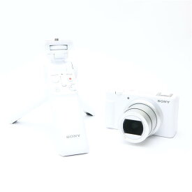 【あす楽】 【中古】 《良品》 SONY VLOGCAM ZV-1 II G W シューティンググリップキット ホワイト [ デジタルカメラ ]