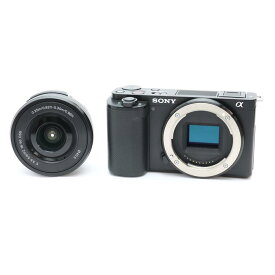 【あす楽】 【中古】 《良品》 SONY VLOGCAM ZV-E10L パワーズームレンズキット ブラック [ デジタルカメラ ]