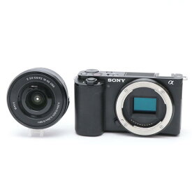 【あす楽】 【中古】 《並品》 SONY VLOGCAM ZV-E10L パワーズームレンズキット ブラック [ デジタルカメラ ]