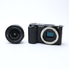 【あす楽】 【中古】 《美品》 SONY VLOGCAM ZV-E10L パワーズームレンズキット ブラック [ デジタルカメラ ]