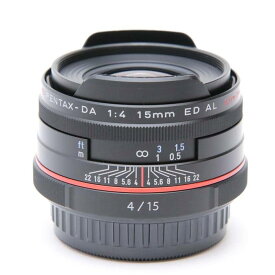 【あす楽】 【中古】 《美品》 PENTAX HD DA15mm F4 ED AL Limited ブラック [ Lens | 交換レンズ ]