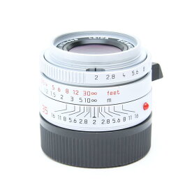 【あす楽】 【中古】 《良品》 Leica ズミクロン M35mm F2.0 ASPH. (6bit) (フードはめ込み式) シルバー 【点検証明書付きライカカメラジャパンにてレンズ内クリーニング/フォーカシングマウント作動調整/各部点検済】 [ Lens | 交換レンズ ]