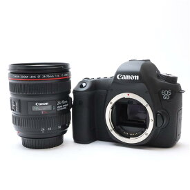 【あす楽】 【中古】 《良品》 Canon EOS 6D EF24-70L IS USM レンズキット【ボディ外装ラバー上部カバー部品交換/各部点検済】 [ デジタルカメラ ]