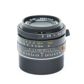 【あす楽】 【中古】 《良品》 Leica ズミクロン M35mm F2 ASPH. (フードはめ込み式) ブラック【点検証明書付きライカカメラジャパンにてレンズ内クリーニング/絞りリングフォーカシングマウント作動調整/各部点検済】 [ Lens | 交換レンズ ]