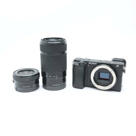 【あす楽】 【中古】 《良品》 SONY α6400 ダブルズームレンズキット ILCE-6400Y ブラック [ デジタルカメラ ]