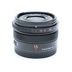 【あす楽】 【中古】 《良品》 Panasonic LEICA DG SUMMILUX 15mm F1.7 ASPH. H-X015-K ブラック (マイクロフォーサーズ) [ Lens | 交換レンズ ]