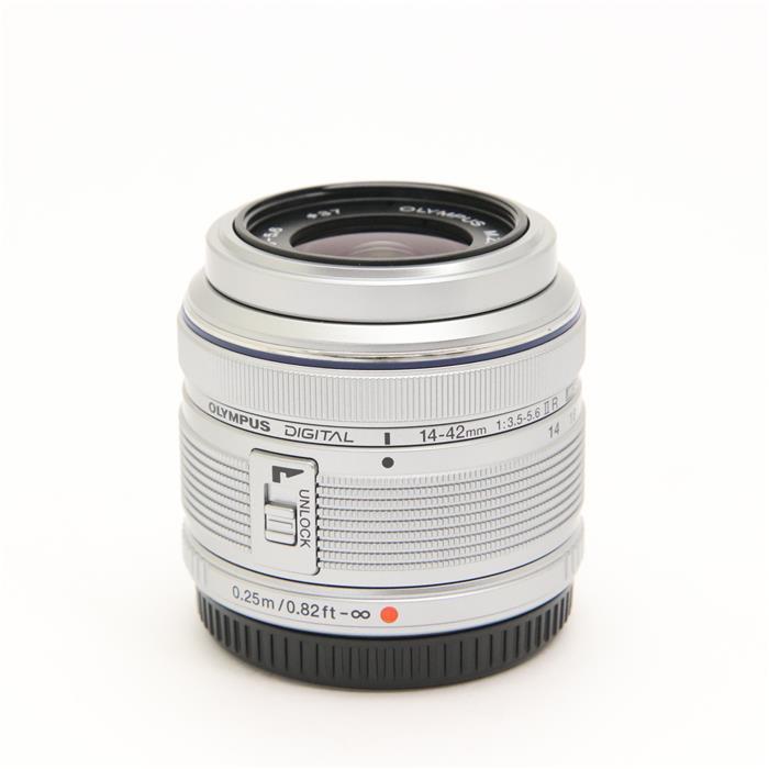 代引き手数料無料 あす楽 中古 《並品》 OLYMPUS M.ZUIKO DIGITAL 交換レンズ マイクロフォーサーズ 14-42mm シルバー F3.5-5.6IIR Lens 今ダケ送料無料 お買い得