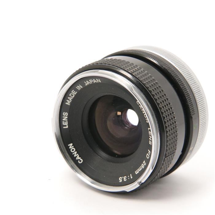代引き手数料無料 あす楽 中古 《難有品》 オーバーのアイテム取扱☆ 卓越 Canon 交換レンズ F3.5 FD28mm Lens