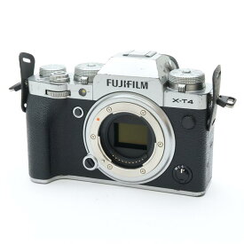 【中古】 《並品》 FUJIFILM X-T4 ボディ シルバー 【アイカップ・底部接点カバー・シンクロキャップグリップ・液晶チルト部軸部品交換/各部点検済】 [ デジタルカメラ ]