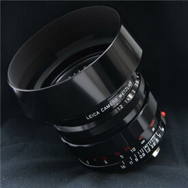 【中古】 《良品》 Leica ノクティルックス M50mm F1.2 ASPH. グロッシーブラック 【銘玉を復刻した逸品に新たに登場した、高級感あふれるグロッシーブラック仕様が入荷しました！】 [ Lens | 交換レンズ ]