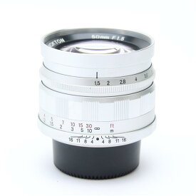 【中古】 《難有品》 Voigtlander Nokton 50mm F1.5 Aspherical（ライカLスクリュー） シルバー [ Lens | 交換レンズ ]