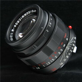 【中古】 《並品》 Leica アポズミクロン M50mm F2.0 ASPH. ブラッククローム 【希少品/世界限定700本生産】【点検証明書付きライカカメラジャパンにて絞りリング作動フォーカシングマウント作動調整/各部点検済】 [ Lens | 交換レンズ ]