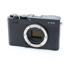 【中古】 《並品》 FUJIFILM X-E4 ボディ ブラック 【擬革部品交換/各部点検済】 [ デジタルカメラ ]