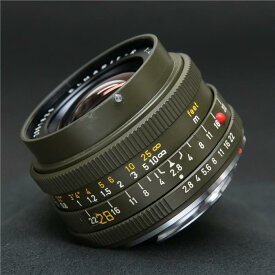【あす楽】 【中古】 《良品》 Leica エルマリート R28mm F2.8 サファリ 【オリーブペイントの希少なモデルが入荷しました！】 [ Lens | 交換レンズ ]