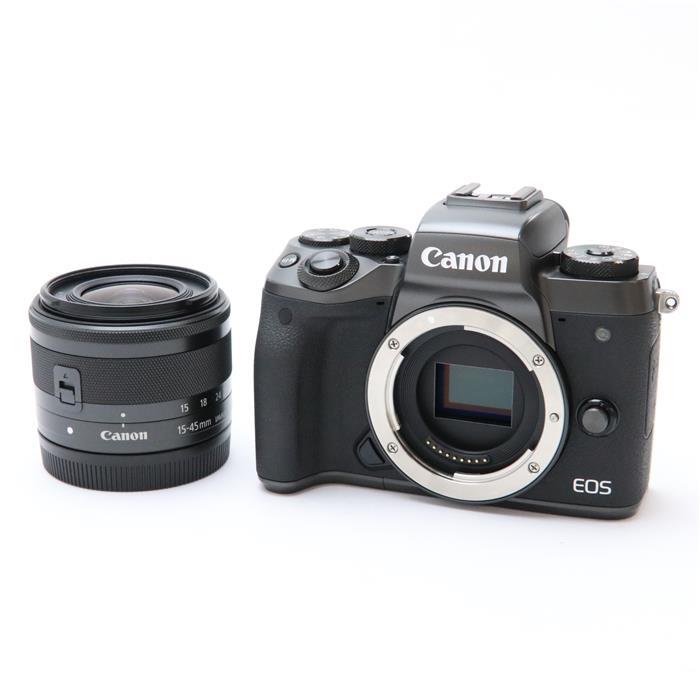   《並品》 Canon EOS M5 EF-M15-45 IS STM レンズキット  <br>[ デジタルカメラ